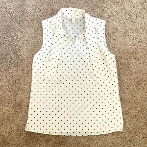 J. Crew polka dot dress tank top